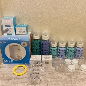Lifefactory Mixed Baby Bottle Starter Set and Bundle